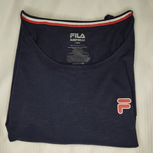 Fila Men's Sleepwear Navy Blue Tank Top Size Large - Picture 5 of 7